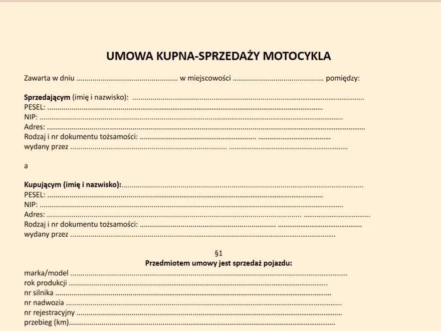 Autokomisy motocyklowe