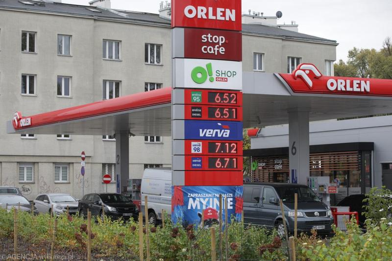 Cena oleju napędowego