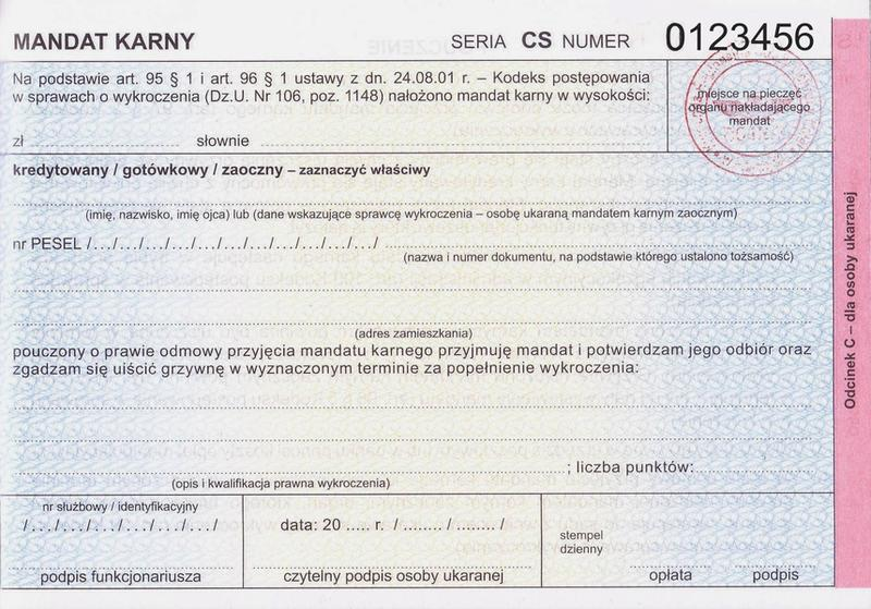 Opłacanie mandatów