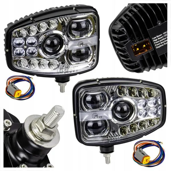 Światła w deszczu
